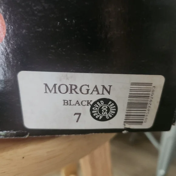 Freebird Black Ankle Boots with Silver Accents - Picture 5 of 9